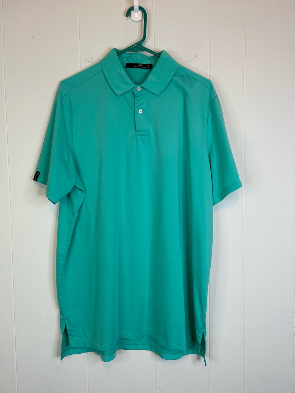 Ralph Lauren RLX Men’s Size Large Polo Green Golf Active 332